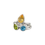 Load image into Gallery viewer, Petal Trio Stack Rings