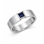 Load image into Gallery viewer, Sapphire Signet Band