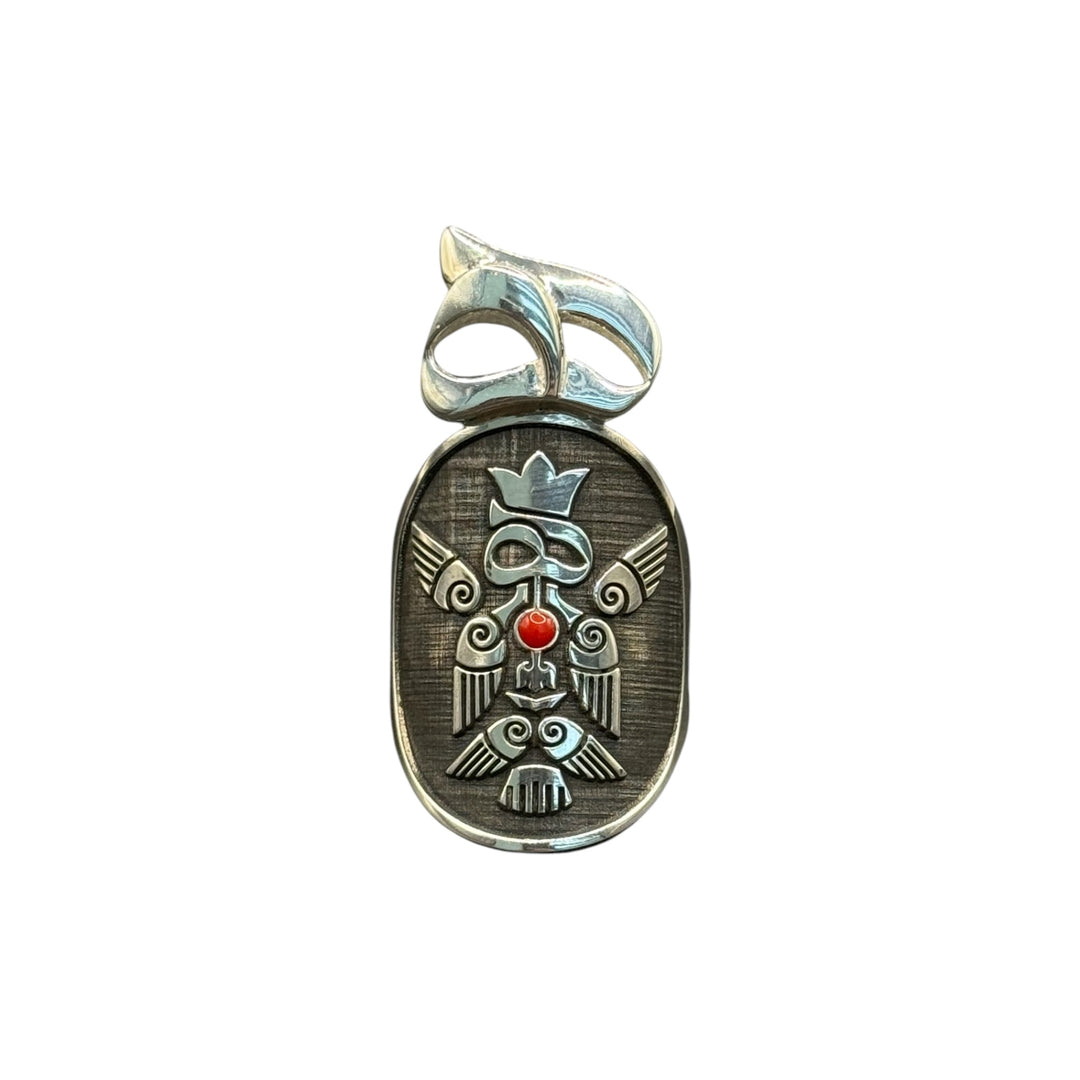 silver ring with enamel from dream garden collection