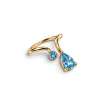 Load image into Gallery viewer, Gold Ring With Topaz