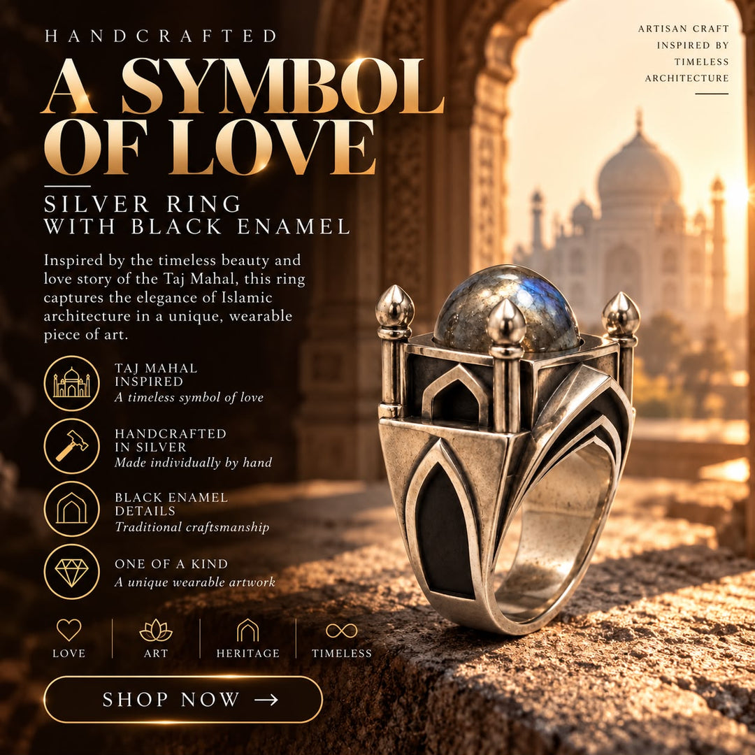 Mosque Silver Ring