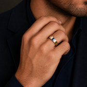 Dual Sapphire Baguette Ring