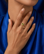Load image into Gallery viewer, Olive Pear Wrap Ring