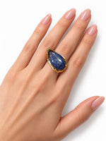 Load image into Gallery viewer, Gold Plates Silver Ring