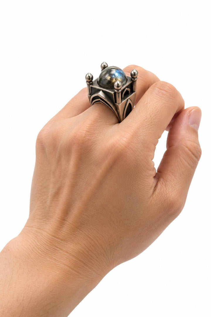 Mosque Silver Ring