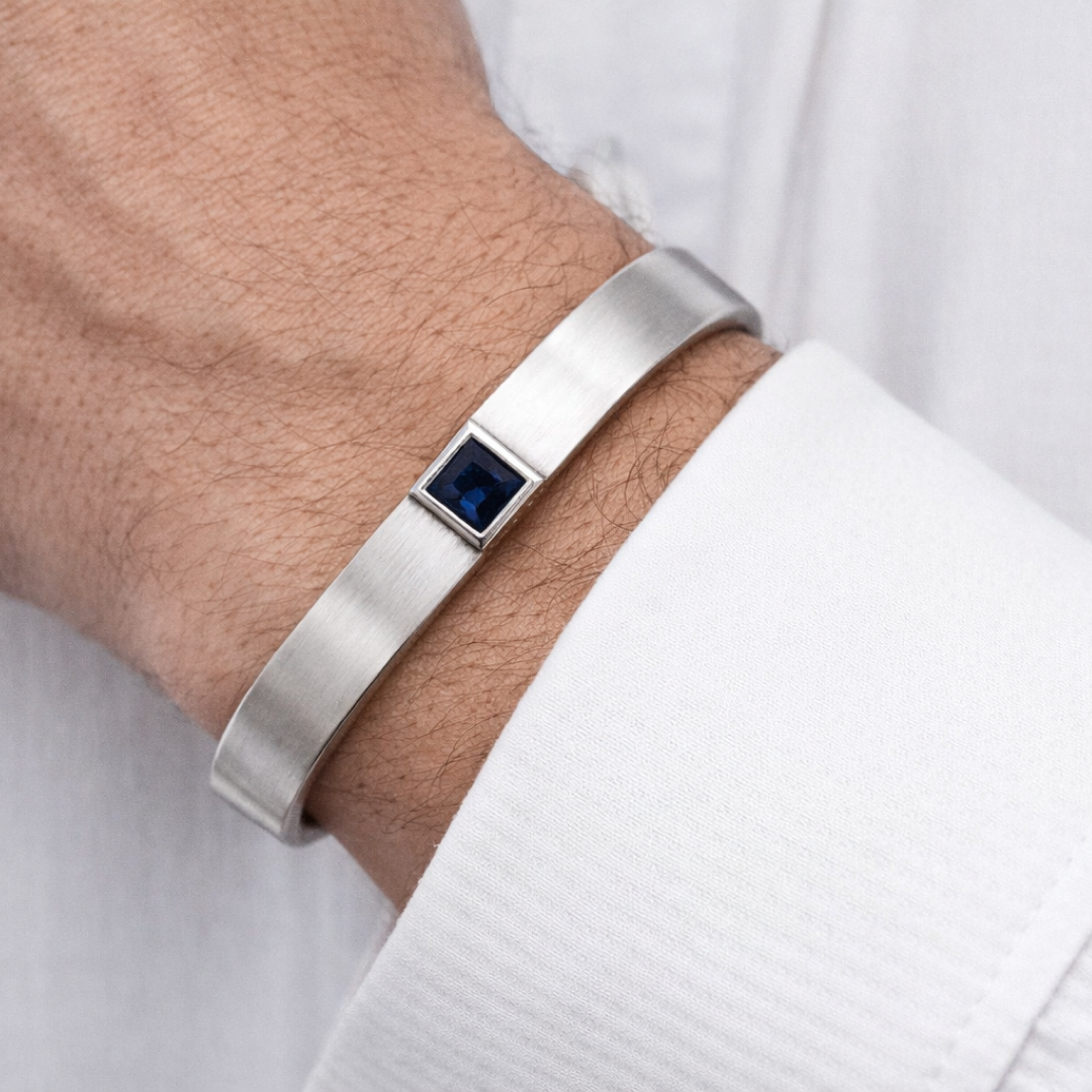 Sapphire Cuff Bracelet