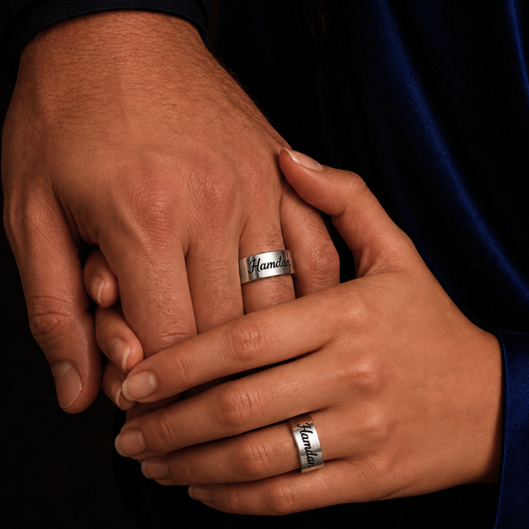 Script Name Cuff Ring
