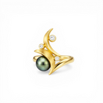 Load image into Gallery viewer, Tahitian Pearl Statement Ring