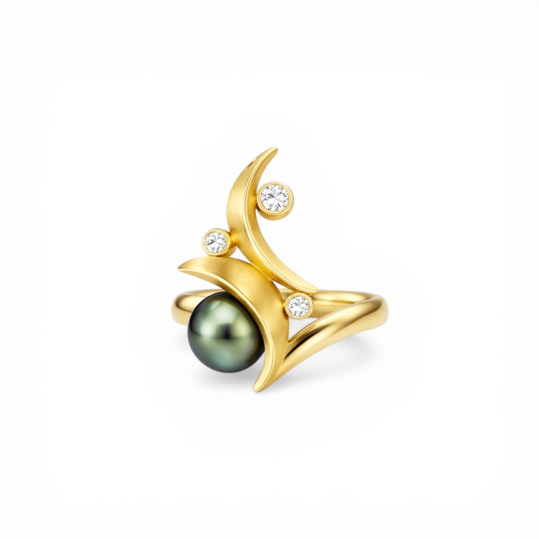 Tahitian Pearl Statement Ring